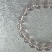 Natural Rose Quartz Beads Bracelet 天然玫瑰石英珠手链 32.27g 17.5cm 10.9mm 19 Beads - Huangs Jadeite and Jewelry Pte Ltd