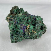 Natural Azurite with Wooden Stand Display 688.5g 180.0 by 99.6 by 120.0mm - Huangs Jadeite and Jewelry Pte Ltd