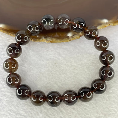 Natural Auralite Crystal Bracelet 极光手链 46.01g 12.4 mm 18 Beads - Huangs Jadeite and Jewelry Pte Ltd