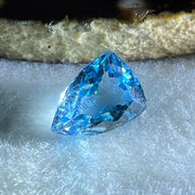 Natural Sky Blue Topaz Trillion Shape 7.69ct 14.4 by 10.2 by 6.9mm - Huangs Jadeite and Jewelry Pte Ltd