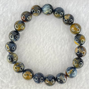 Good Grade Natural Petersite Beads Bracelet 30.61g 17cm 10.8mm 19 Beads - Huangs Jadeite and Jewelry Pte Ltd