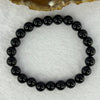 Black Agate Onyx Bracelet 19.42g 15cm 8.1mm 23 Beads - Huangs Jadeite and Jewelry Pte Ltd