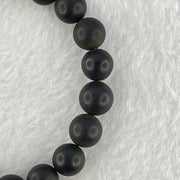 Natural Iron Blood King Amber Beads Bracelet 天然铁血王琥珀手链 9.22g 16.5cm 9.7mm 21 Beads - Huangs Jadeite and Jewelry Pte Ltd