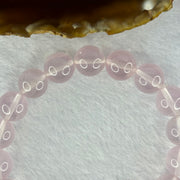 Natural Rose Quartz Beads Bracelet 天然玫瑰石英珠手链 34.47g 17cm 11.4mm 18 Beads - Huangs Jadeite and Jewelry Pte Ltd