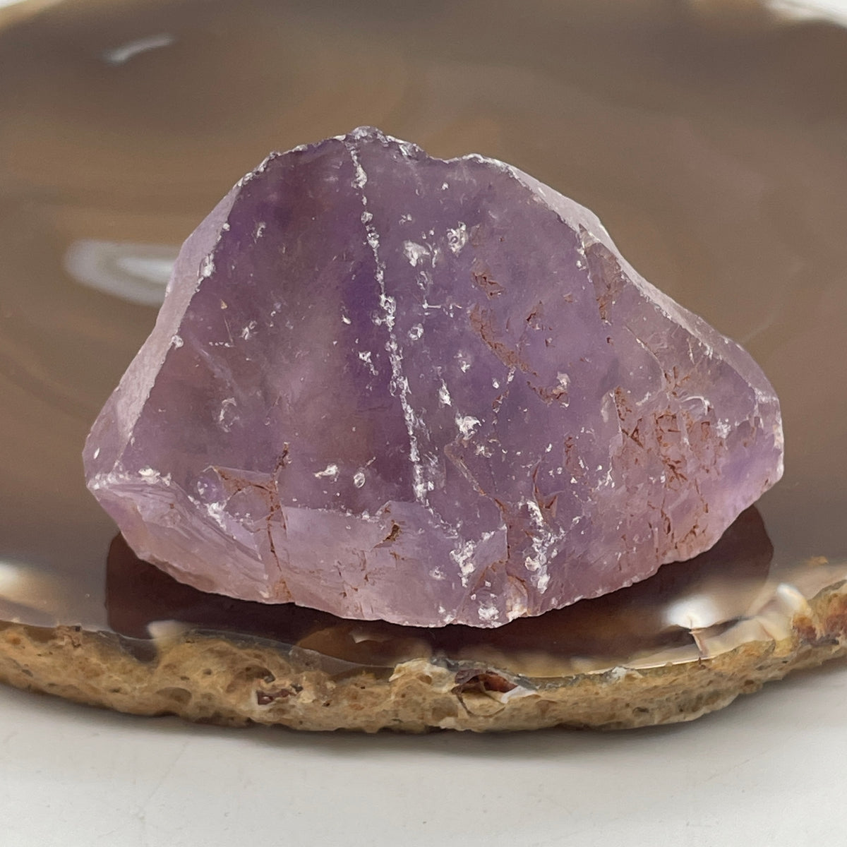 Natural Amethyst Rough Mini Display Specimen | Royal Violet & Lavender Crystal Cluster (76.31g | 58.5 x 39.3 x 38.6mm | Synergy, Spiritual Shield, Higher Intuition & Mindful Feng Shui Anchor)