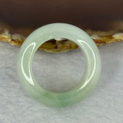 Type A Light Green Jadeite Ring 22.43g 16.2 by 6.3mm US13 HK29.25 - Huangs Jadeite and Jewelry Pte Ltd