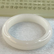 Transparent Black and Colourless Quartzite Yunan Jade Stone Bangle 天然白玉石手镯 Internal Diameter 60.8mm 65.70g 14.8 by 9.3 - Huangs Jadeite and Jewelry Pte Ltd