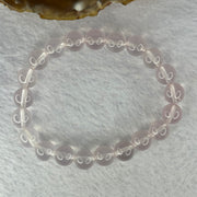 Natural Rose Quartz Beads Bracelet 天然玫瑰石英珠手链 23.44g 16.5cm 9.4mm 21 Beads - Huangs Jadeite and Jewelry Pte Ltd