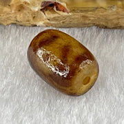 Natural Powerful Tibetan Old Oily Agate Patina Guiren Tairen Human Dzi Bead Totem Amulet Heavenly Master (Tian Zhu) 贵人天诛 1.50g 11.9 by 8.8mm - Huangs Jadeite and Jewelry Pte Ltd