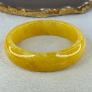 Yellow Quartzite Jade Bangle 天山玉手镯 Internal Diameter 62.6mm 74.70g 18.1 by 8.8mm - Huangs Jadeite and Jewelry Pte Ltd