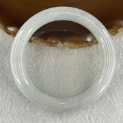 Type A Natural Jelly Faint Green with Faint Lavender Jadeite Bangle 43.03g Internal Diameter 56.8mm 11.0 by 10.1mm (Very Slight Internal Lines) - Huangs Jadeite and Jewelry Pte Ltd