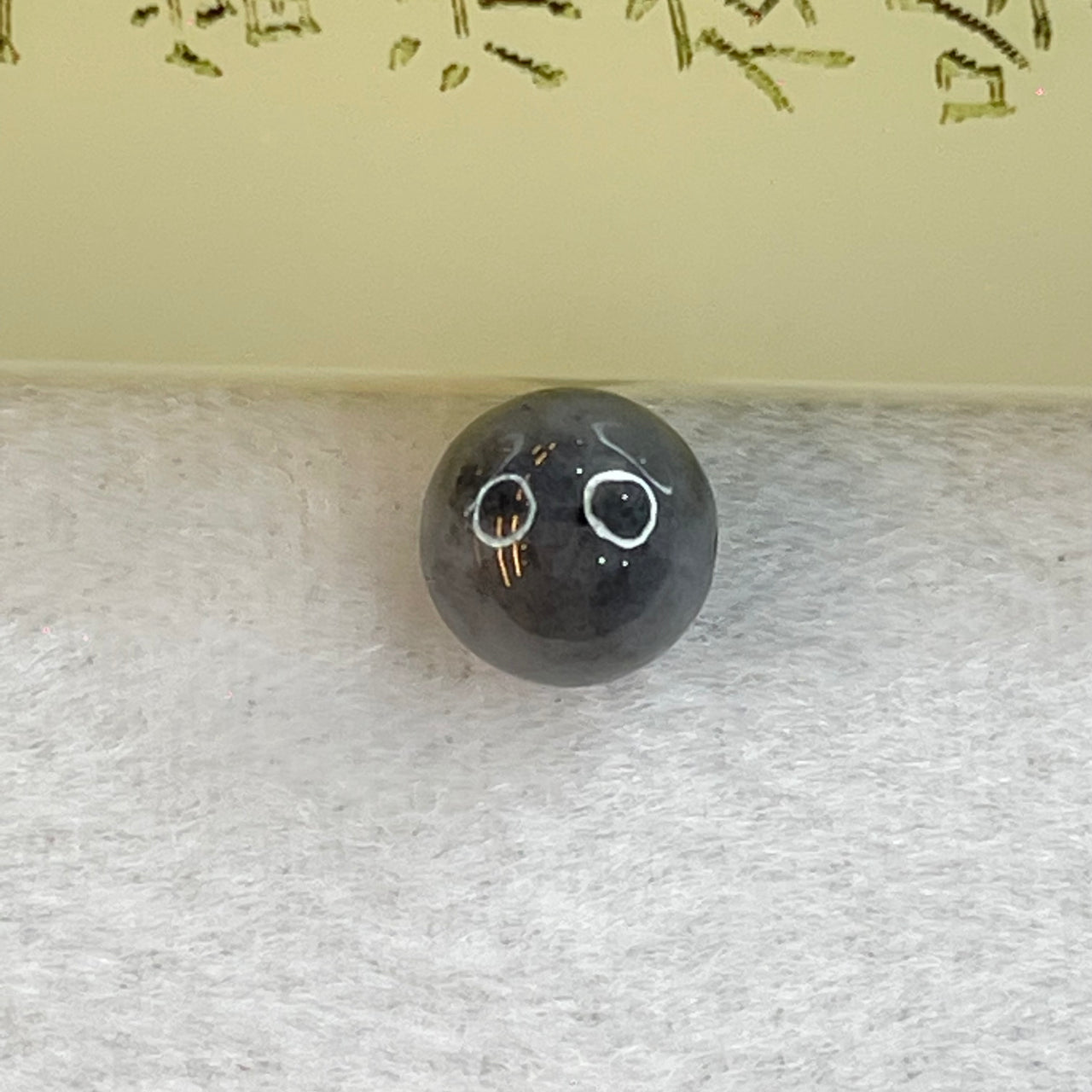 Type A Grey Wuji Jadeite Beads for Bracelet/Necklace/Earring/Ring 1.70g 9.9mm - Huangs Jadeite and Jewelry Pte Ltd