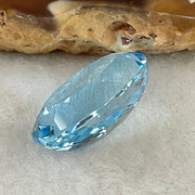 Natural Sky Blue Topaz Oval Shape 12.29ct 16.8 by 11.1 by 7.9mm - Huangs Jadeite and Jewelry Pte Ltd
