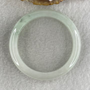 Certified Type A Light Green with Green Piao Hua Jadeite Bangle Internal Diameter 50.6mm 40.98g 11.2 by 7.6mm (Close to Perfect ) - Huangs Jadeite and Jewelry Pte Ltd