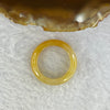 Type A Yellow Jadeite Ring 2.59g 4.7 by 3.6g US5.75 HK12.5 - Huangs Jadeite and Jewelry Pte Ltd