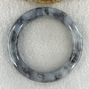 Type A Natural Wuji Grey with Lavender and Spicy Green Spots Jadeite Bangle 59.29g Internal Diameter 54.5mm 10.6 by 10.8mm (Perfect) - Huangs Jadeite and Jewelry Pte Ltd