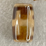 Natural Powerful Tibetan Old Oily Agate Patina Guiren Tairen Human Dzi Bead Totem Amulet Heavenly Master (Tian Zhu) 贵人天诛 4.67g 20.0 by 11.5mm - Huangs Jadeite and Jewelry Pte Ltd