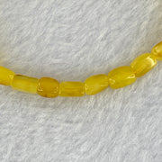 Natural Butterscotch Amber Beads Bracelet 2.61g 14.5mm 5.0mm 24 Beads - Huangs Jadeite and Jewelry Pte Ltd