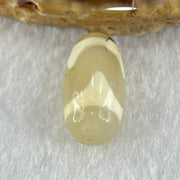 Natural Powerful Tibetan Old Oily Agate Tiger Tooth Daluo Dzi Bead Heavenly Master (Tian Zhu) 虎呀天诛 2.93g 19.9 by 10.1mm - Huangs Jadeite and Jewelry Pte Ltd