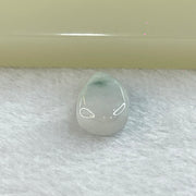 Type A Lavender and Green Piao Hua Jadeite Mini Tear Drop Pendant 1.36g 15.21 by 8.7 by 4.6mm - Huangs Jadeite and Jewelry Pte Ltd