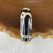 Natural Powerful Tibetan Old Oily Agate Snake Dzi Bead Heavenly Master (Tian Zhu) 蛇天珠 8.14g 36.8 by 11.6mm - Huangs Jadeite and Jewelry Pte Ltd