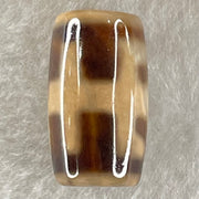Natural Powerful Tibetan Old Oily Agate Patina Guiren Tairen Human Dzi Bead Totem Amulet Heavenly Master (Tian Zhu) 贵人天诛 4.75g 19.9 by 11.7mm - Huangs Jadeite and Jewelry Pte Ltd