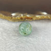 Type A Green Piao Hua Jadeite Bead 4.47g 13.9 by 13.7mm - Huangs Jadeite and Jewelry Pte Ltd