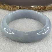 Type A Blue Jadeite Bangle 51.57g Internal Diameter 50.9mm 13.5 by 8.1mm (Close to Perfect) - Huangs Jadeite and Jewelry Pte Ltd