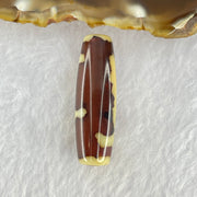 Natural Powerful Tibetan Old Oily Agate Guan Yin Dzi Bead Heavenly Master (Tian Zhu) 观音天珠 8.51g 37.7 by 11.9mm - Huangs Jadeite and Jewelry Pte Ltd