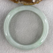 Type A Blueish Green with Faint Lavender Jadeite Bangle Internal Diameter 53.9mm 54.99g 12.5 by 8.7mm (Very Slight Internal Line ) - Huangs Jadeite and Jewelry Pte Ltd