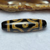 Natural Powerful Tibetan Old Oily Agate 6 Eyes Dzi Bead Heavenly Master (Tian Zhu) 六眼天诛 7.03g 39.2 by 11.2mm - Huangs Jadeite and Jewelry Pte Ltd