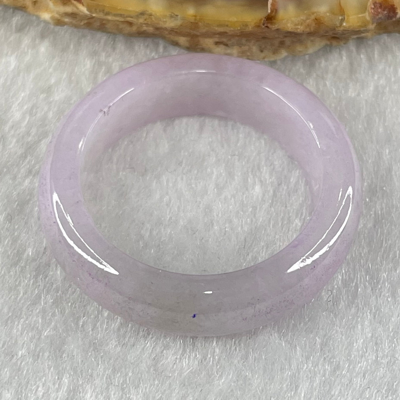 Type A Lavender Jadeite Ring 4.45g 6.2 by 3.9mm US9.3 by HK20.8 ( Slight Internal ) - Huangs Jadeite and Jewelry Pte Ltd