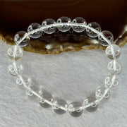 Natural Clear Quartz Bracelet 天然白水晶手链 30.80g 17cm 10.6mm 19 Beads - Huangs Jadeite and Jewelry Pte Ltd