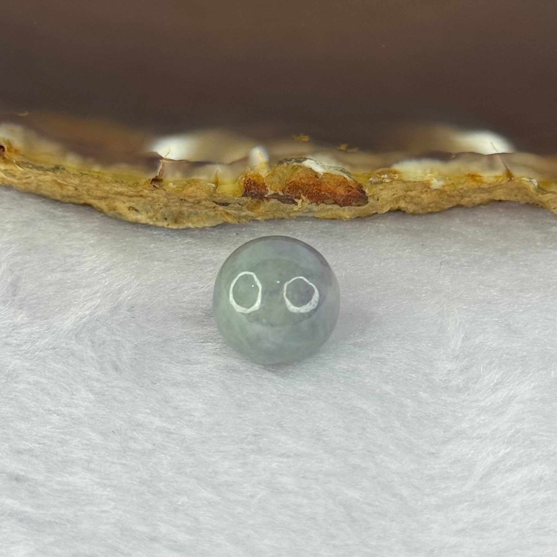 Type A Intense Lavender Jadeite Bead for Bracelet/Necklace/Earrings/Rings 3.62g 12.8mm - Huangs Jadeite and Jewelry Pte Ltd