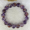 Natural Amethyst Phantom Quartz Bracelet 41.07g 12.2 mm 17 Beads - Huangs Jadeite and Jewelry Pte Ltd