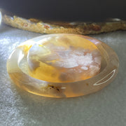 Natural Pink Flower Agate Oval Bangle Set | (63.99g | 54.6mm ID| 8.2 x 7.1mm | Blooming Self-Love & Emotional Renewal Anchor, Feng Shui Harmony & Petite Guifei Stacking Bangle Set) - Huangs Jadeite and Jewelry Pte Ltd