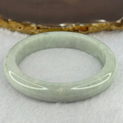 Type A Light Blueish Green Jadeite Bangle 60.01g Internal Diameter 60.1mm 12.4 by 18.3mm (Close to Perfect) - Huangs Jadeite and Jewelry Pte Ltd