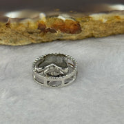 Natural Meteorite Spinning Sliver Butterfly Charm in S925 Silver For Necklace/Bracelet 1.80g 13.3 by 6.1mm - Huangs Jadeite and Jewelry Pte Ltd