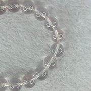 Natural Rose Quartz Beads Bracelet 天然玫瑰石英珠手链 32.72g 17.5cm 10.9mm 19 Beads - Huangs Jadeite and Jewelry Pte Ltd
