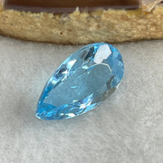 Natural Sky Blue Topaz Teardrop Shape 7.43ct 16.0 by 9.0 by 7.0mm - Huangs Jadeite and Jewelry Pte Ltd