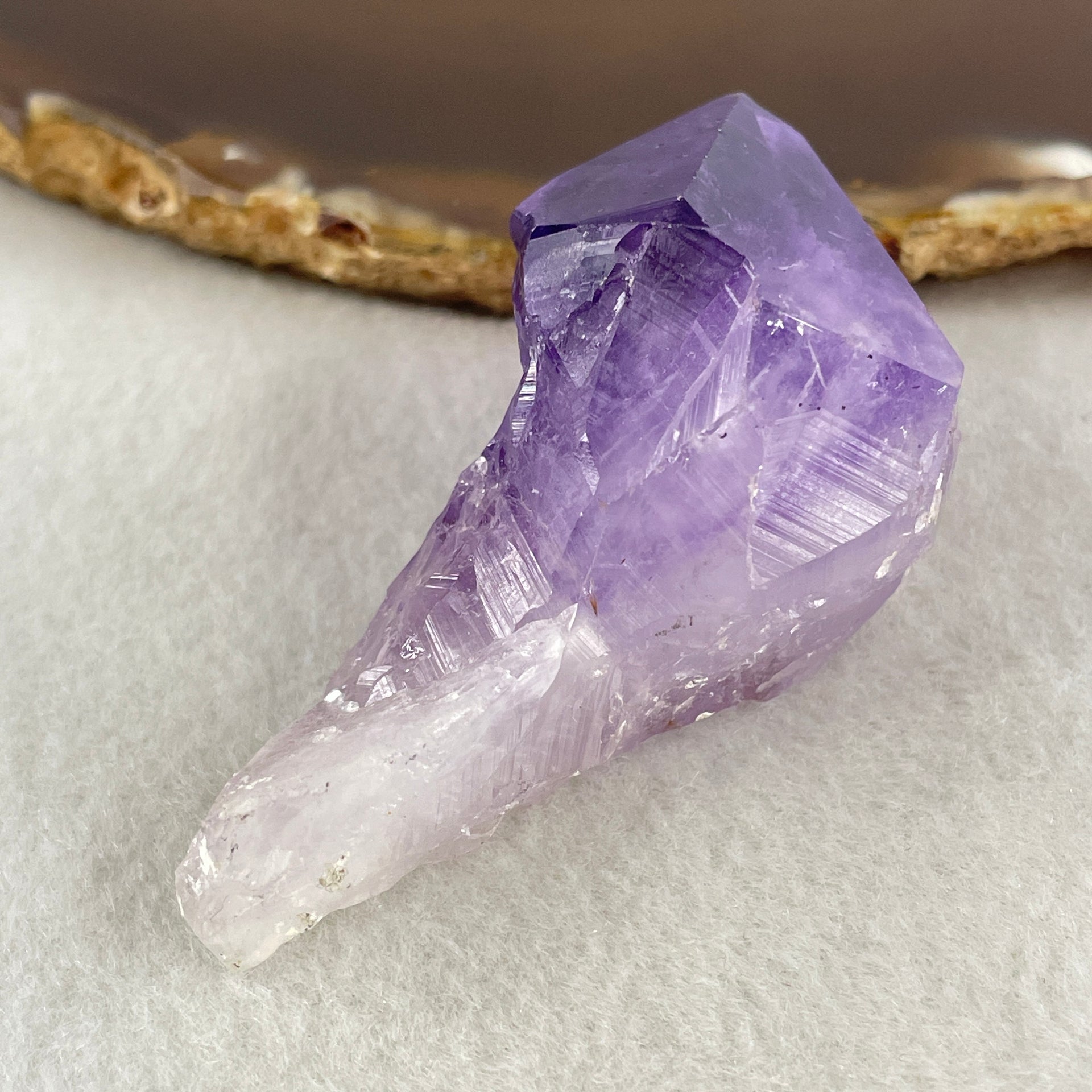 Natural Amethyst Rough Irregular Shaped Display 47.53g 62.0 by 28.9 by 30.0mm - Huangs Jadeite and Jewelry Pte Ltd