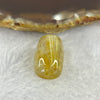 Good Grade Natural Golden Rutilated Quartz Crystal Lulu Tong Barrel 天然金顺发晶水晶露露通桶 
4.94g 16.8 by 12.9mm - Huangs Jadeite and Jewelry Pte Ltd