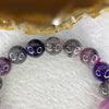 Natural Super 7 Crystal Bracelet 超七手链 31.05g 10.6 mm 19 Beads - Huangs Jadeite and Jewelry Pte Ltd