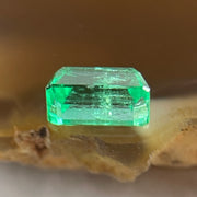 Natural Colombia Green Emerald (Beryl) Cut-Cornered Rectangular step cut 0.80ct 6.4 by 3.9 by 3.6mm - Huangs Jadeite and Jewelry Pte Ltd