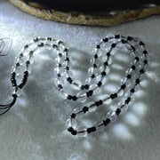 Clear Liuli Beads Necklace 20.05g 58cm 6.2mm 56Beads - Huangs Jadeite and Jewelry Pte Ltd