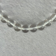 Natural Clear Quartz Bracelet 天然白水晶手链 18.79g 16.5cm 8.4mm 24 Beads - Huangs Jadeite and Jewelry Pte Ltd