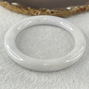 Type A White to Faint Lavender Jadeite Bangle 47.97 Internal Diameter 55.6mm 9.3 by 9.8mm (Close to Perfect) - Huangs Jadeite and Jewelry Pte Ltd