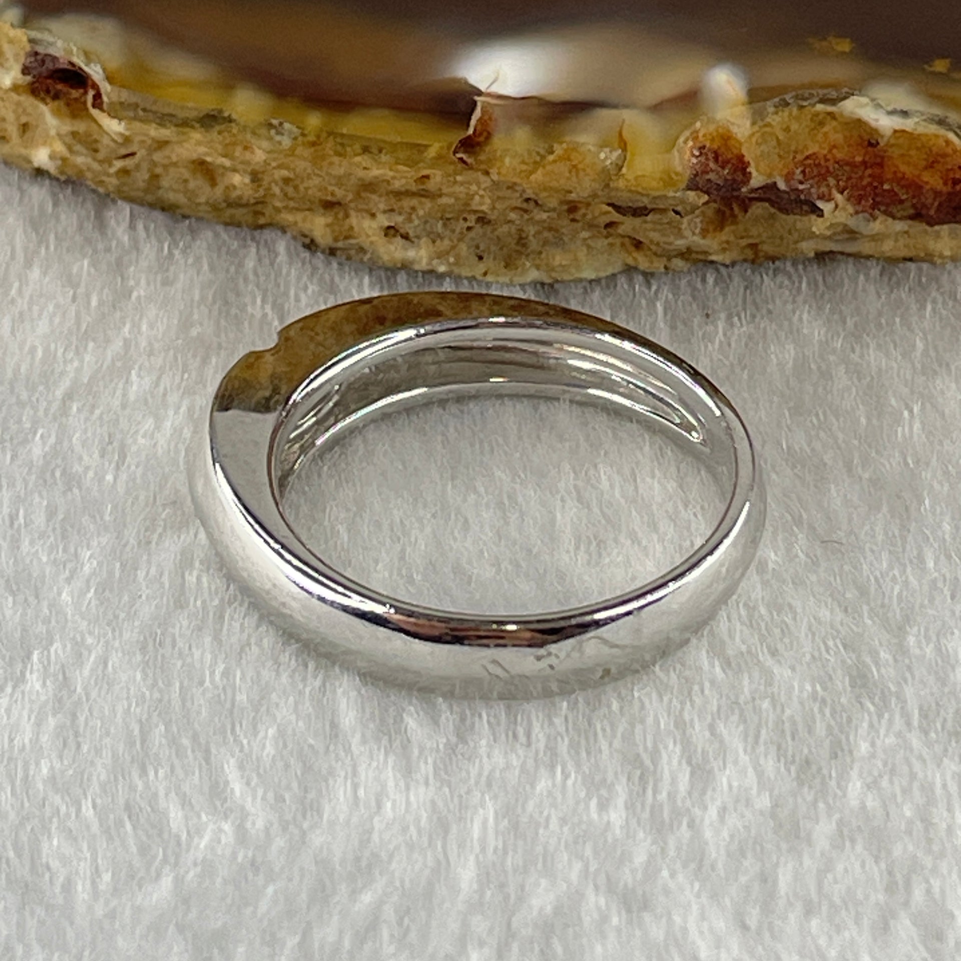 Natural Marquise Shape Diamond in 18K White Gold Ring D0.22ct Total 6.1g US7 HK15 - Huangs Jadeite and Jewelry Pte Ltd