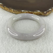 Natural Type A Jelly Faint Lavender Jadeite Bangle 64.29g Inner Diameter 51.4mm 11.4 by 11.2mm (Slight External Line) - Huangs Jadeite and Jewelry Pte Ltd