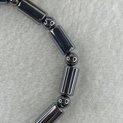 Natural Hematite Lulutong Beads Bracelet 15.49g 18cm 7.0mm-10Lulutong 6.5mm-13Beads - Huangs Jadeite and Jewelry Pte Ltd